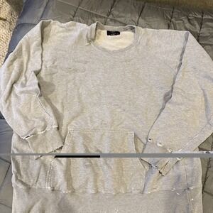 Vintage Super Comfy Men's XXL American Eagle‎ Gray Sweatshirt Worn Faded